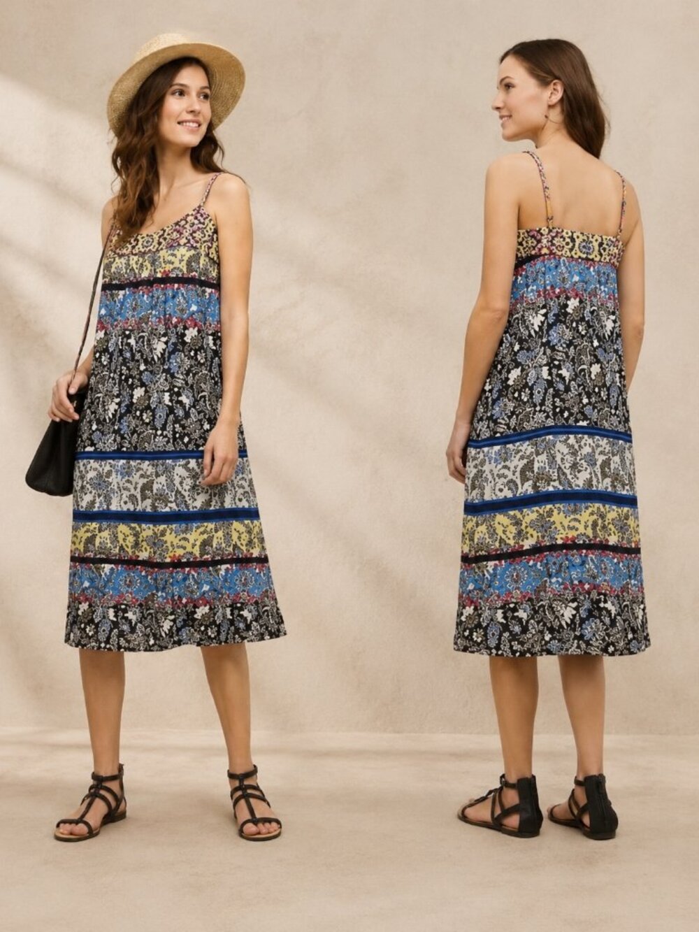Anthropologie One September Cosmina Midi Dress M
